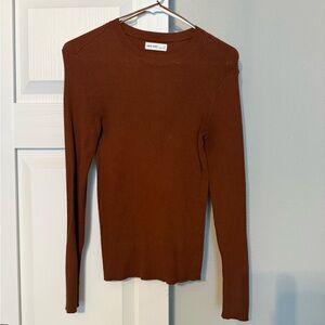 Ribbed Long Sleeve Sweater